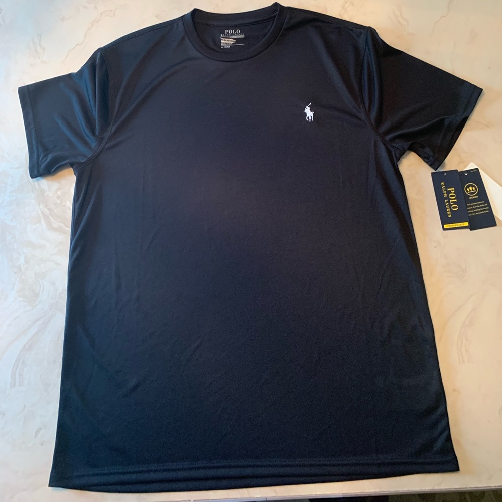 Polo Men’s Performance Shirt “Black” US SIZE M